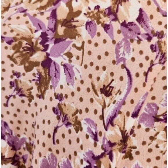 BY TiMo Ruffle Trimmed, Midi-Style Wrap Dress w/ Open Back in Pink NWOT/sz L - Picture 6 of 16